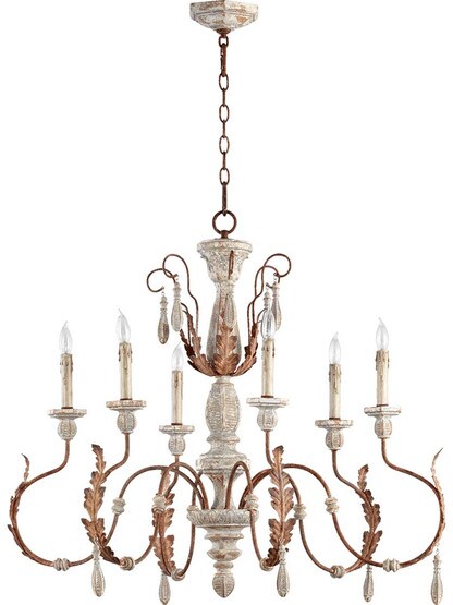 La Maison 36 inch 6-Light Chandelier.
